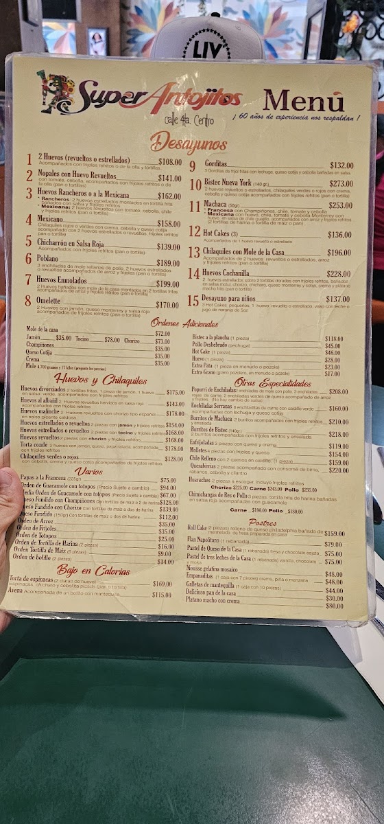 Super Antojitos Restaurant Menu - Image 2