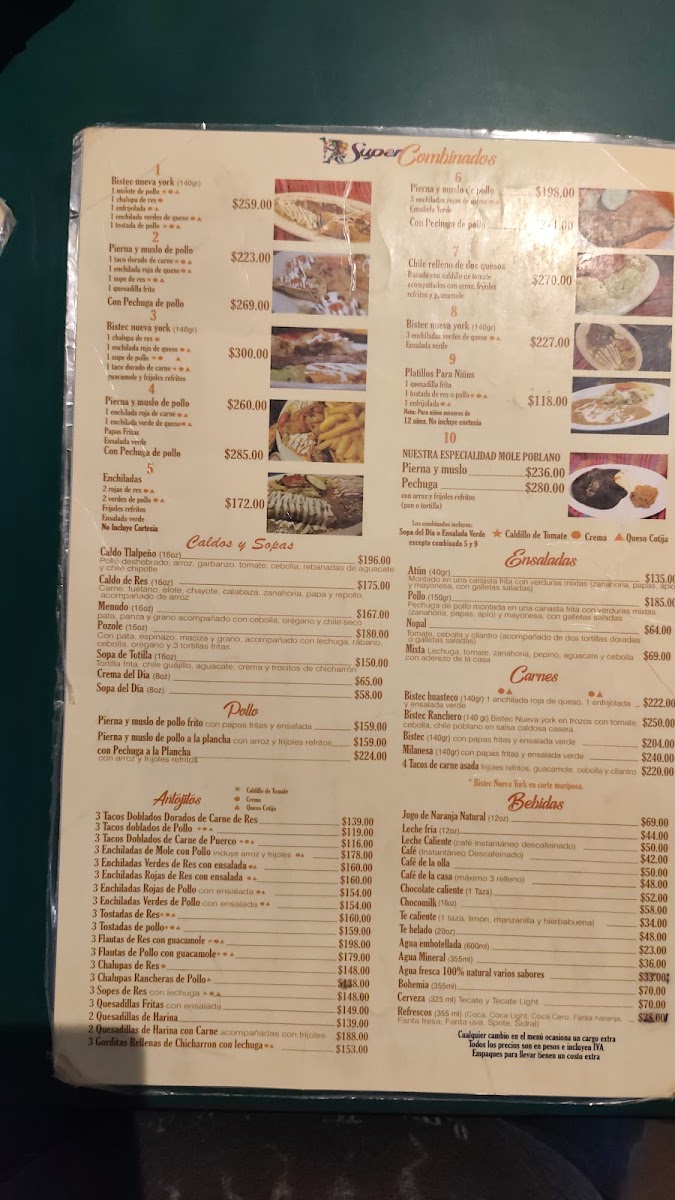 Super Antojitos Restaurant Menu - Image 4