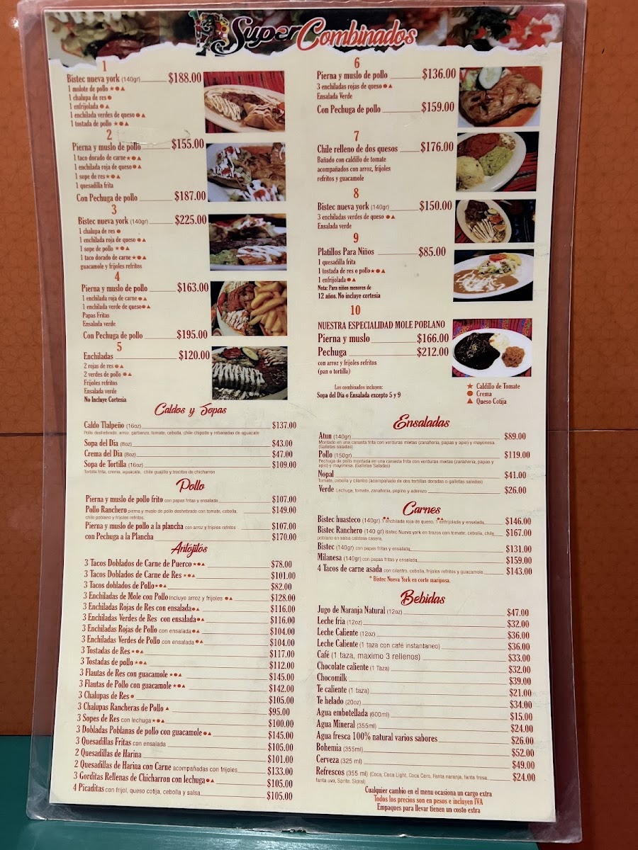 Super Antojitos Restaurant Menu - Image 6